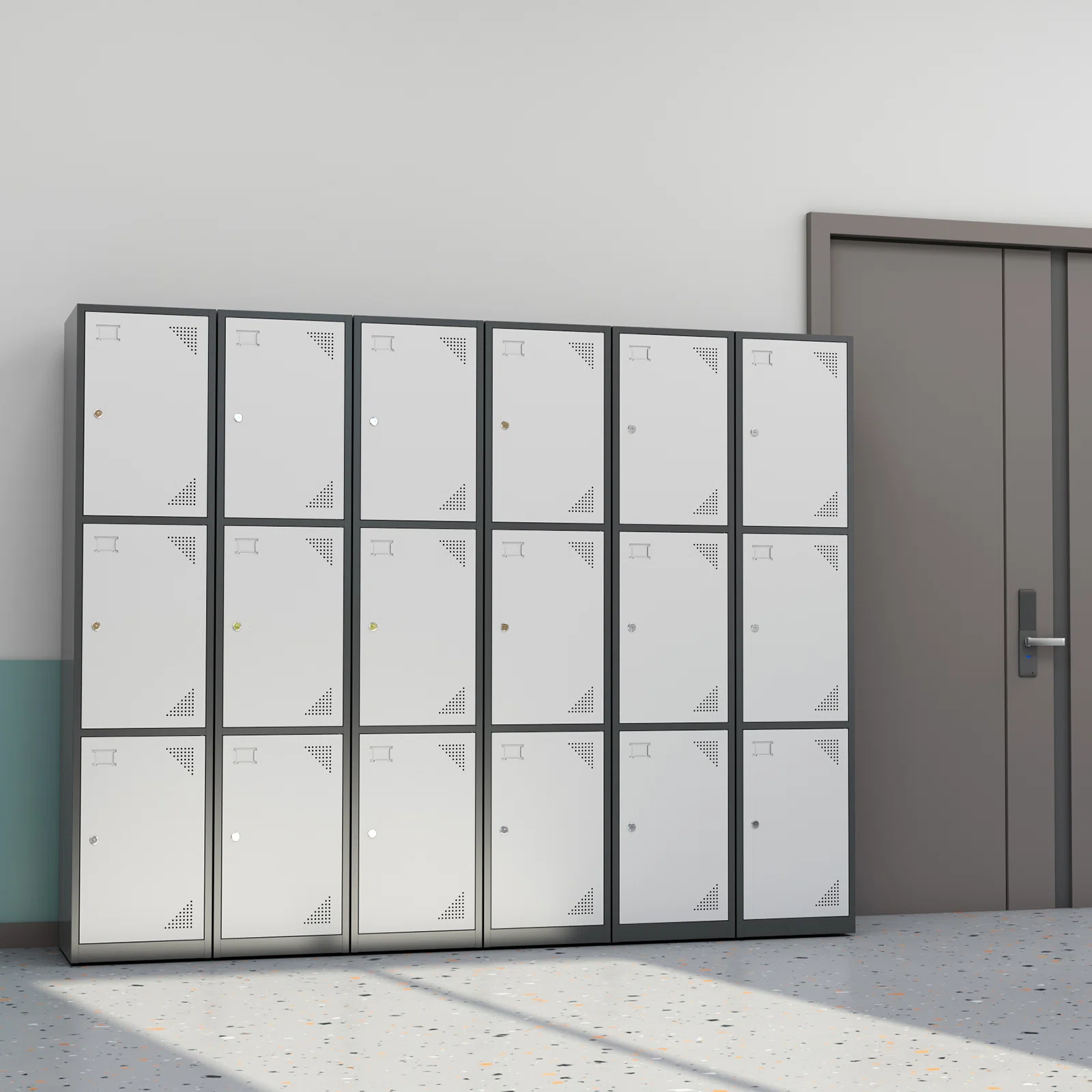 3+-+Tier+15''+Gym+Locker+with+Key