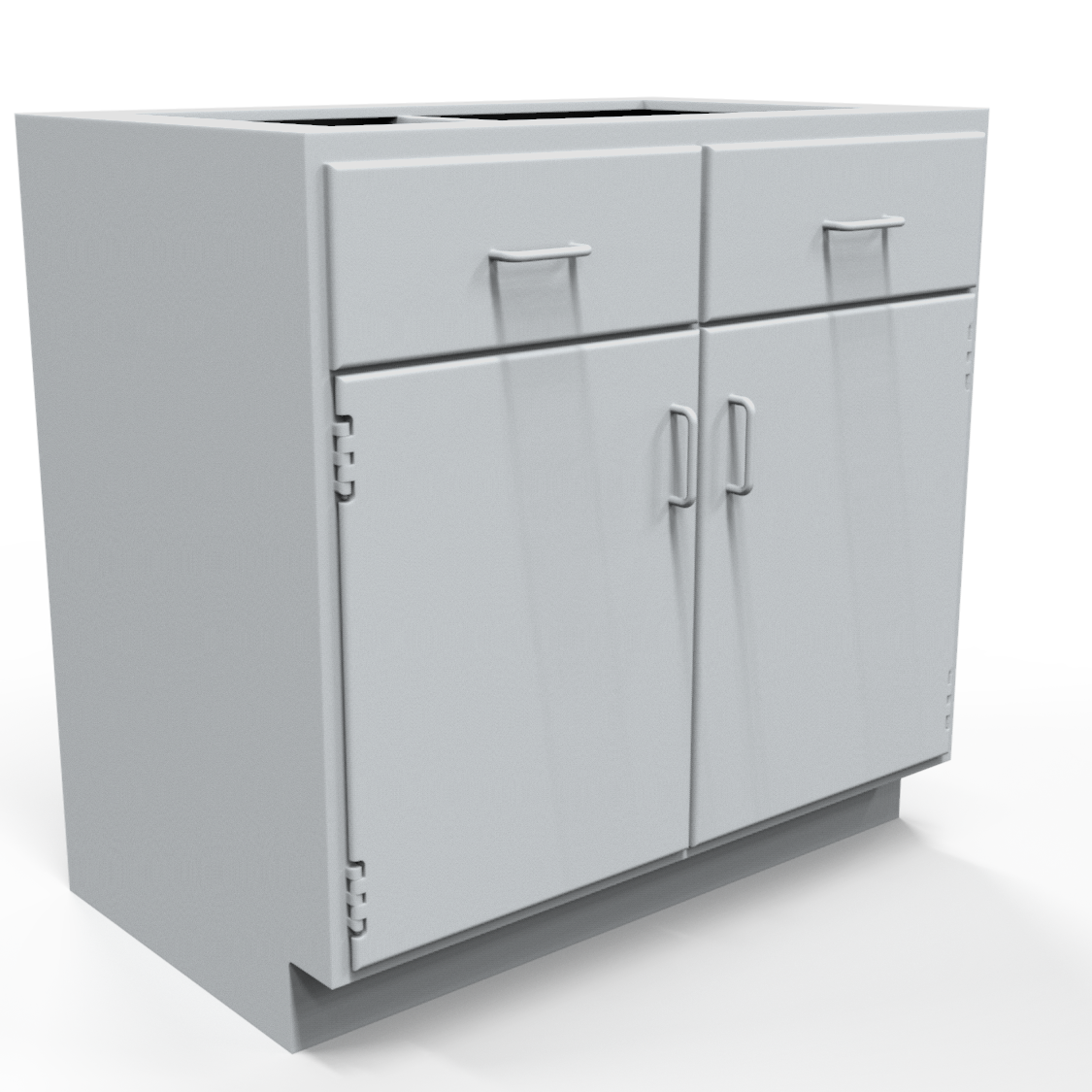2 door with drawer unit